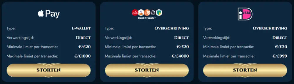 EliteSpin NL Stortingen en opnames